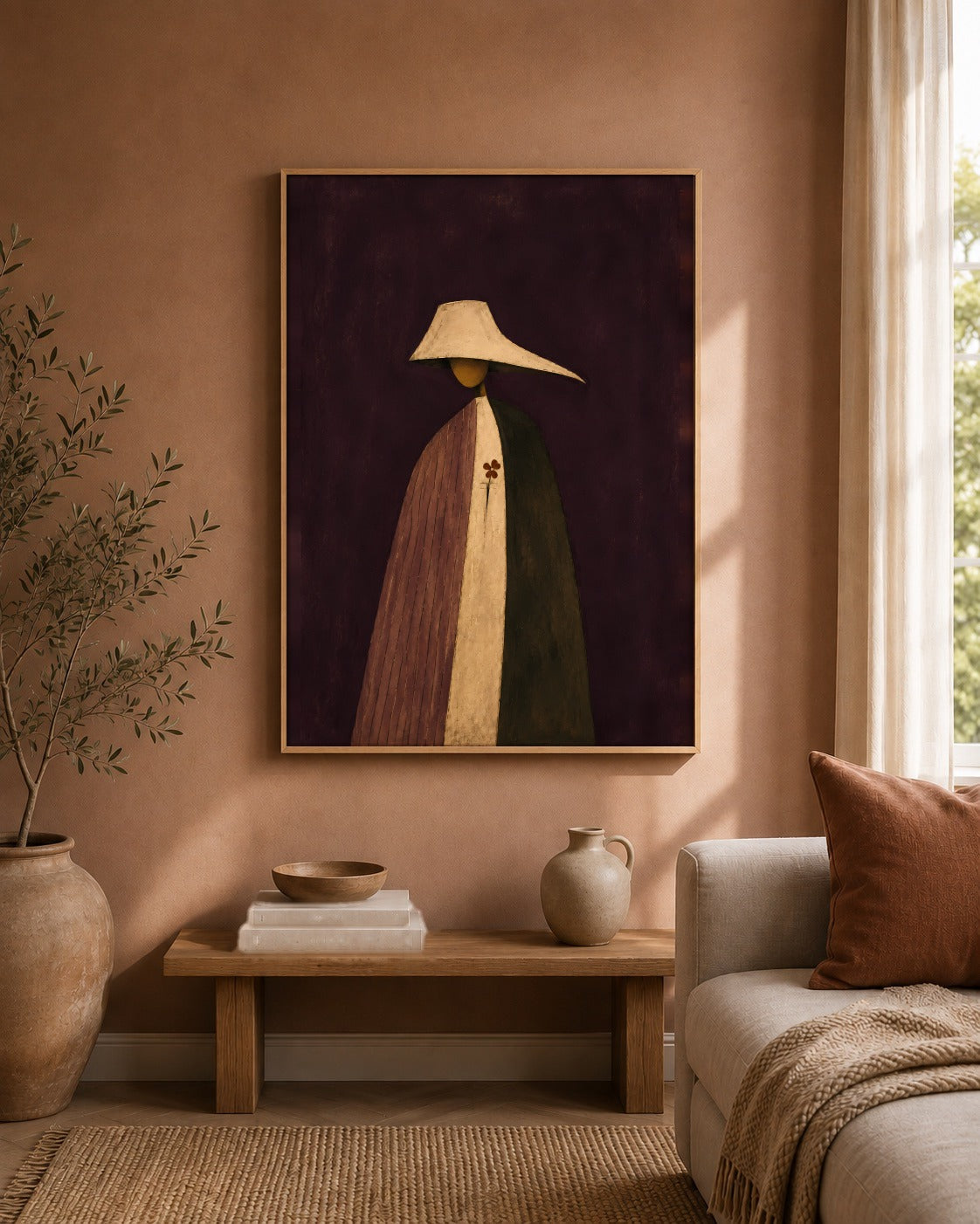 The Night Flower figurative artwork interior view