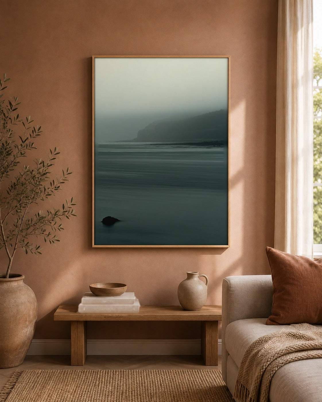 The Distant Headland coastal artwork interior view