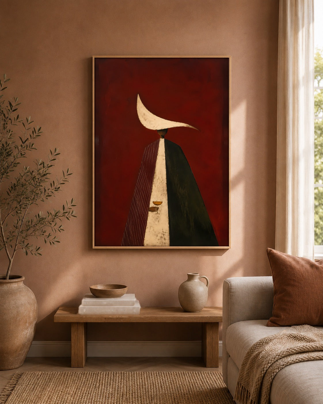 The Last Glass figurative artwork interior view